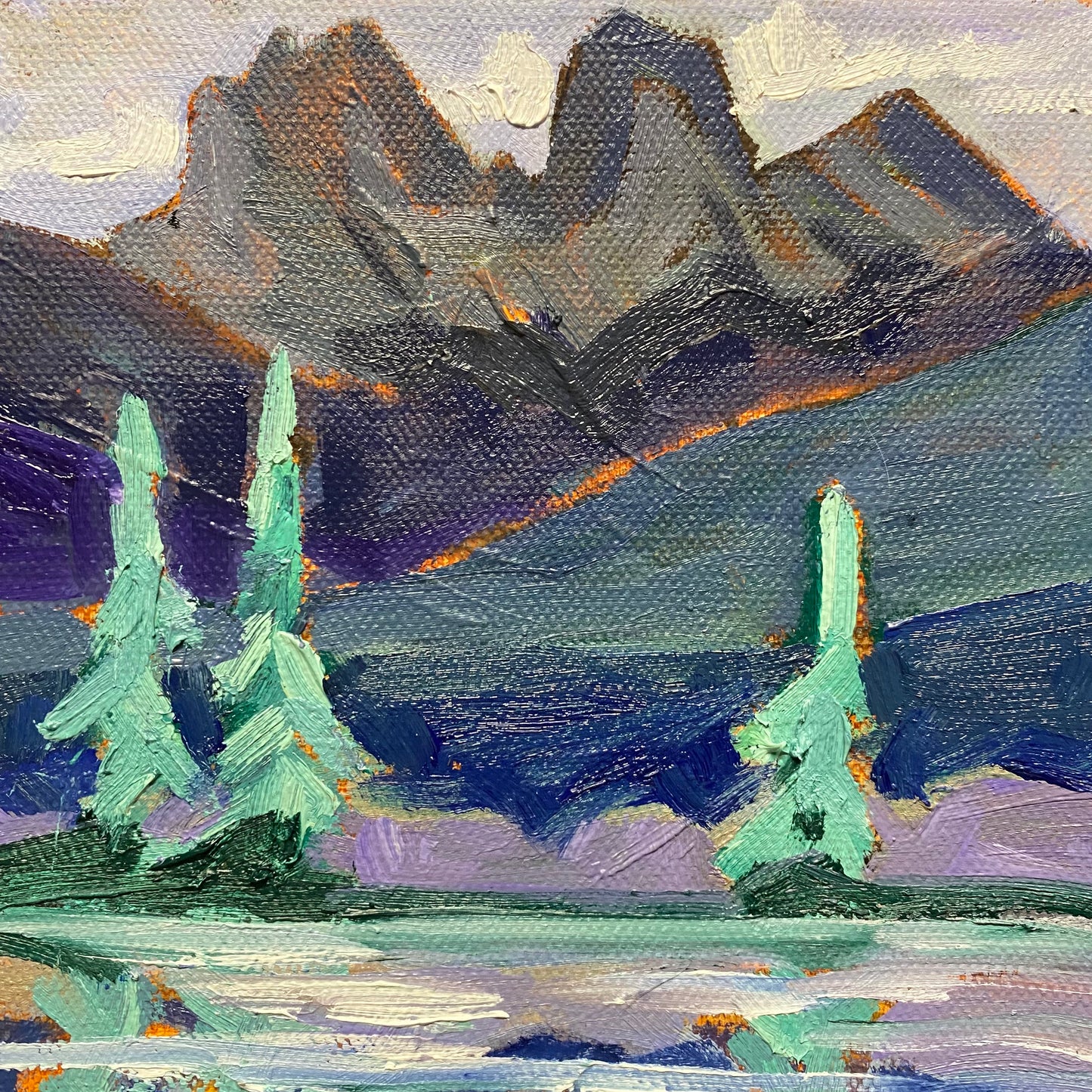 Three sisters in Violet