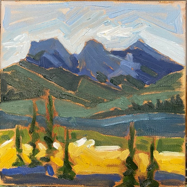 Three Sisters Above Gold